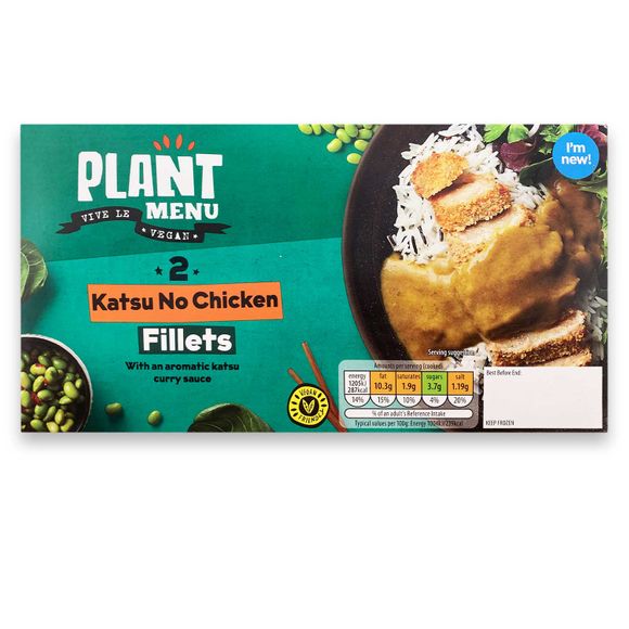 Plant Menu Katsu No Chicken Fillets 240g/2 Pack