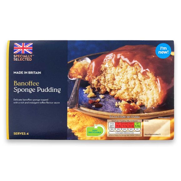 Specially Selected Banoffee Sponge Pudding 400g