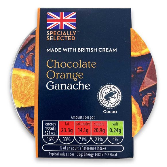 Specially Selected Chocolate Orange Ganache 90g