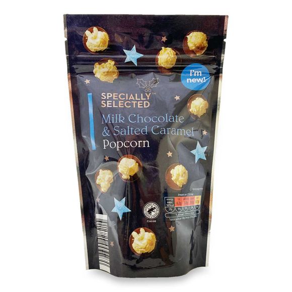 Specially Selected Milk Chocolate & Salted Caramel Popcorn 63g