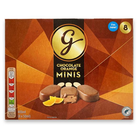 Gianni's Chocolate Orange Minis 8x35g