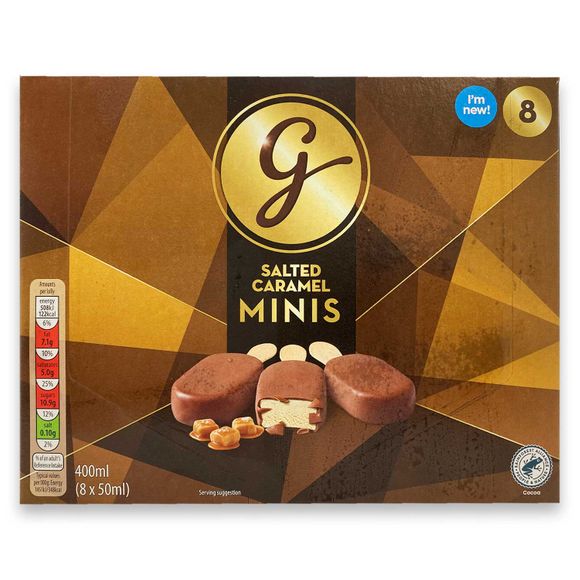 Gianni's Salted Caramel Minis 280g (8x35g)