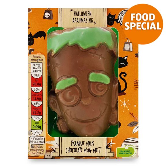 Halloween Aaahmazing Milk Chocolate Melting Frankie 65g