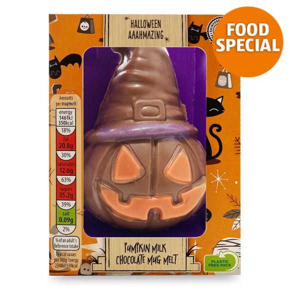 Halloween Aaahmazing Milk Chocolate Melting Pumpkin 65g