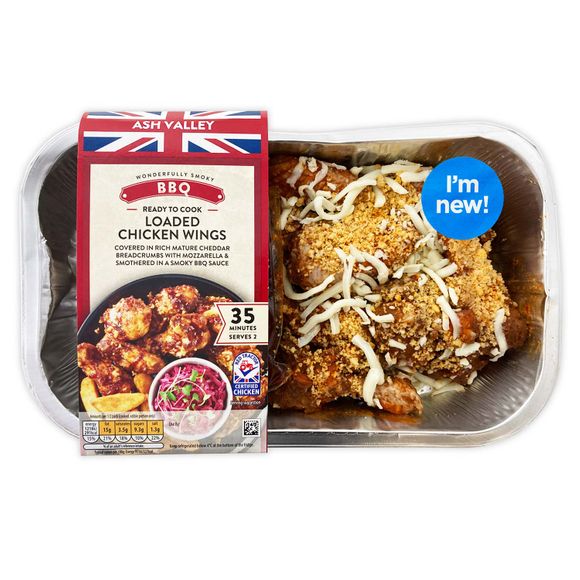 Ash Valley BBQ Loaded Chicken Wings 500g