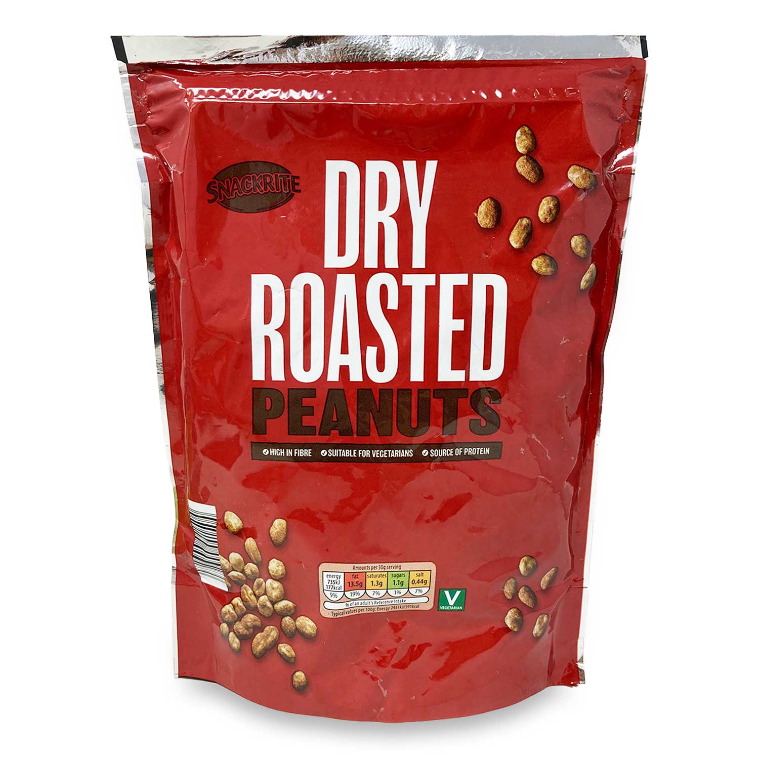 Snackrite Dry Roasted Peanuts 415g