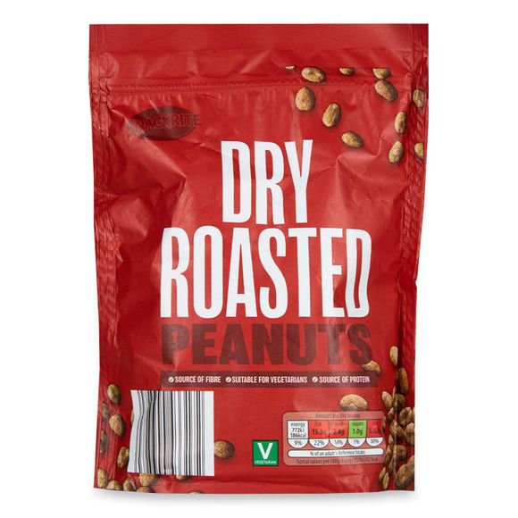 Snackrite Dry Roasted Peanuts 250g