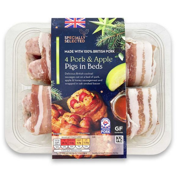 Specially Selected Pork & Apple Pigs In Beds 456g