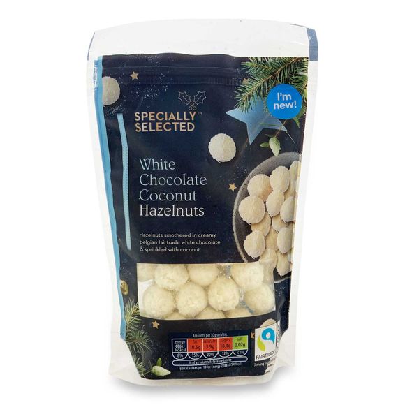 Specially Selected White Chocolate Coconut Hazelnuts 165g