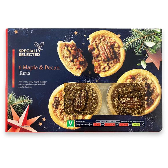 Specially Selected Maple & Pecan Tarts 6 Pack