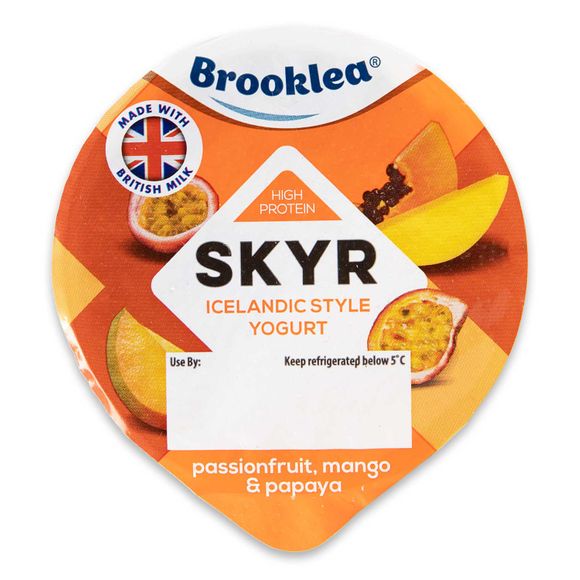 Brooklea Skyr Icelandic Style Mango & Passionfruit Yogurt 450g