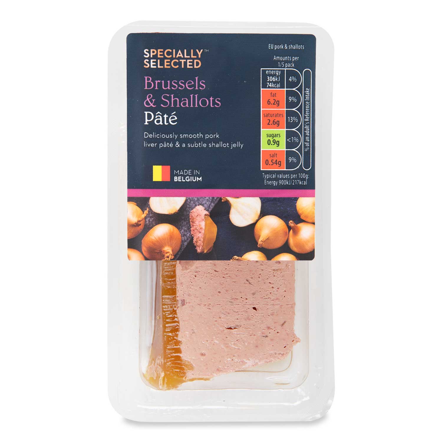 Specially Selected Brussels & Shallots Pâté 170g