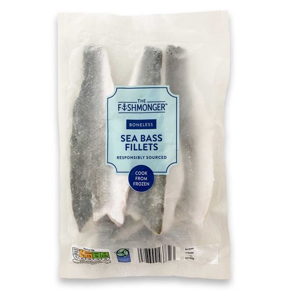 The Fishmonger Boneless Sea Bass Fillets 275g