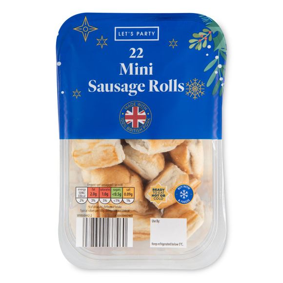 Let's Party Mini Sausage Rolls 220g