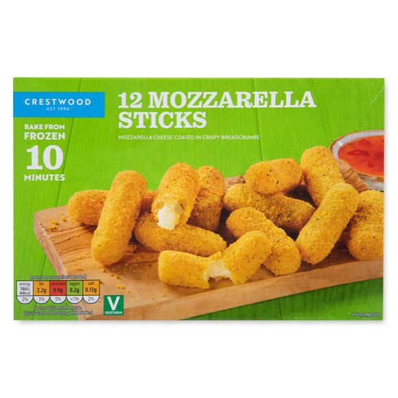 Crestwood Mozzarella Sticks 180g/12 Pack