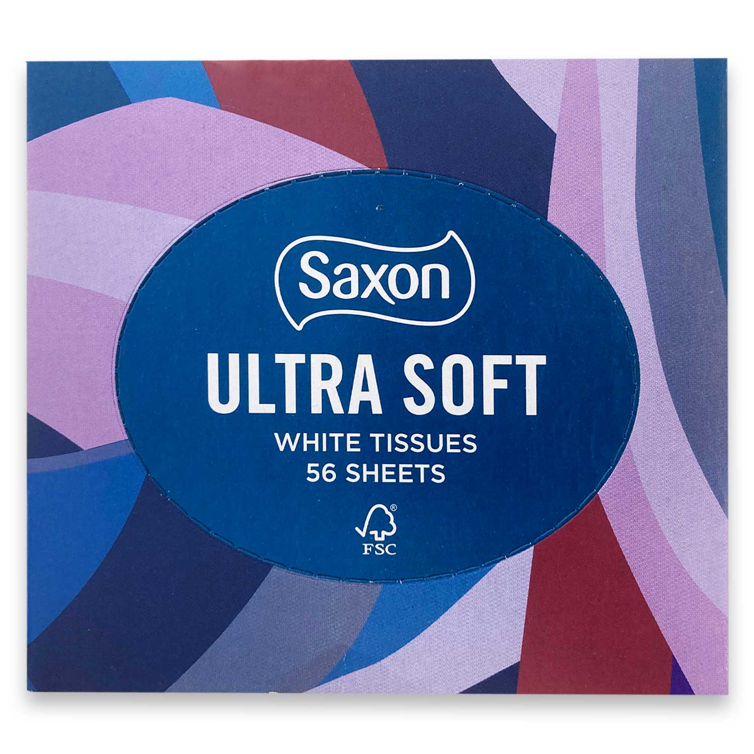 Saxon Winter Blue Stroke Ultra Soft White Tissues 56 Pack