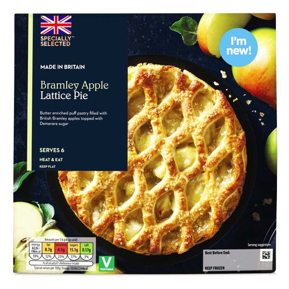 Specially Selected Bramley Apple Lattice Pie 482g