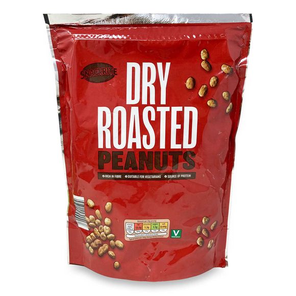 Snackrite Dry Roasted Peanuts 600g