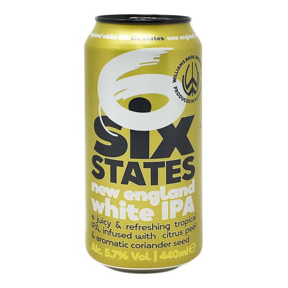 Williams Bros Brewing Co. Six States New England White IPA 440ml