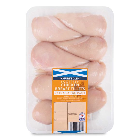 Nature's Glen Scottish Chicken Breast Fillets 2kg