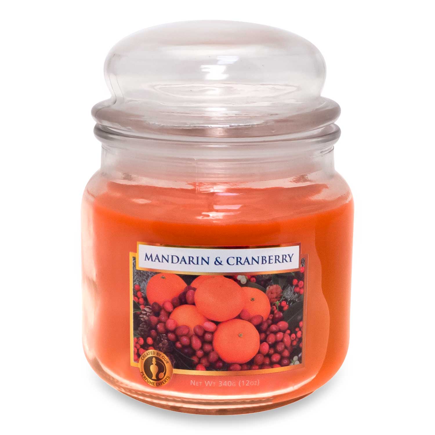 Scentcerity Mandarin & Cranberry Scented Candle 340g