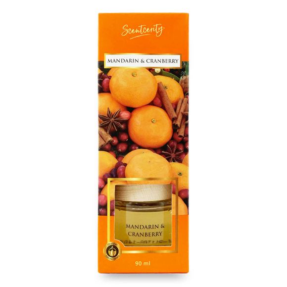 Scentcerity Mandarin & Cranberry Fragranced Reed Diffuser 90ml