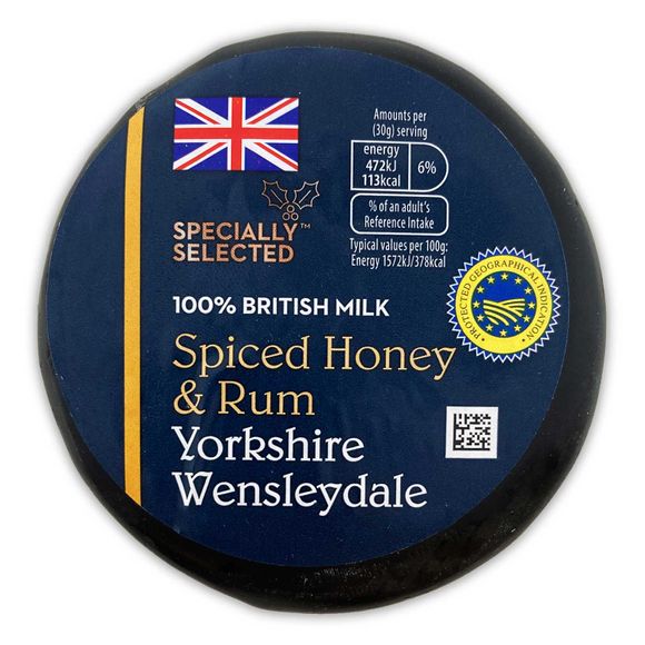 Specially Selected Spiced Honey & Rum Yorkshire Wensleydale 200g