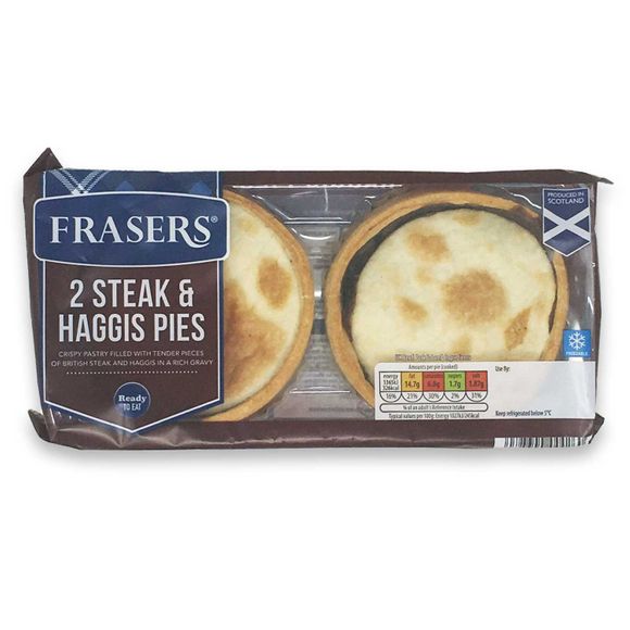 Frasers Steak & Haggis Pie 2 Pack