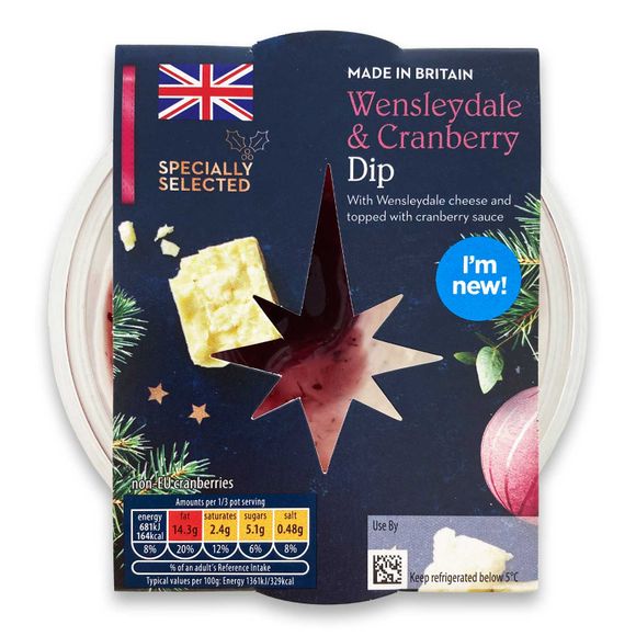 Specially Selected Wensleydale & Cranberry Dip 150g