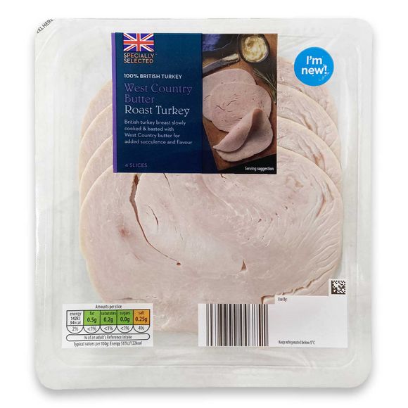 Specially Selected Butter Based Turkey Breast Slices 110g