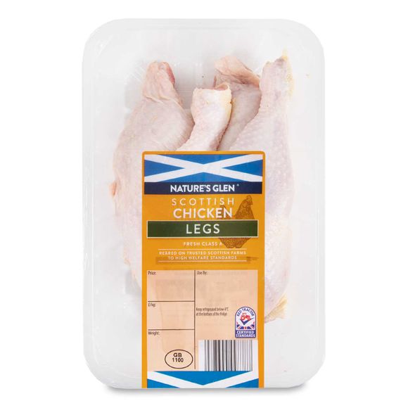 Nature's Glen Scottish Chicken Legs Fresh Class A 1kg