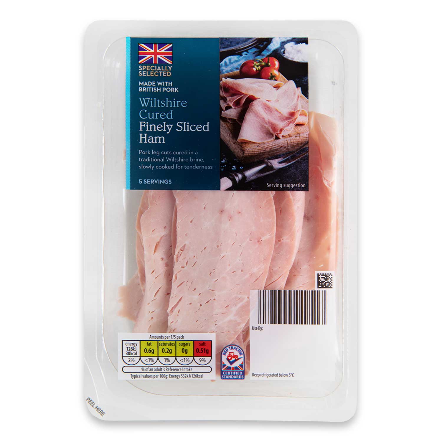 Specially Selected Wiltshire Cured Finely Sliced Ham 120g