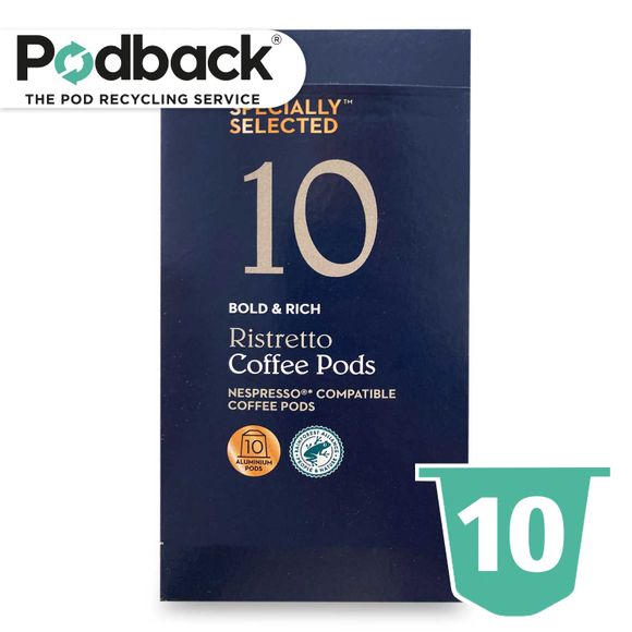 Specially Selected Ristretto Coffee Pods 10 Pack