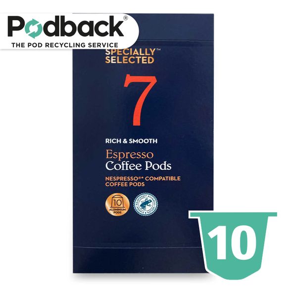 Specially Selected Espresso Coffee Pods 10 Pack