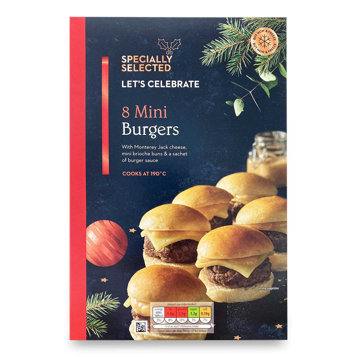 Specially Selected Mini Beef Burgers 286g/8 Pack