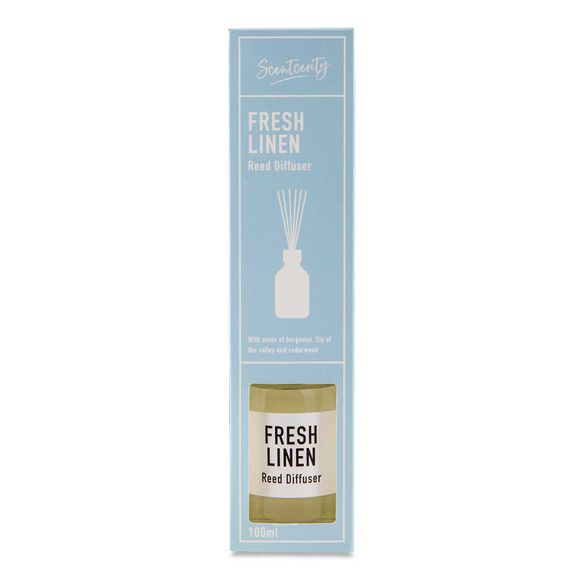 Scentcerity Fresh Linen Fragranced Reed Diffuser 100ml