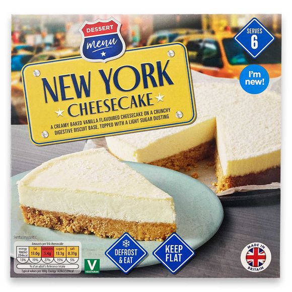 Dessert Menu New York Cheesecake 450g