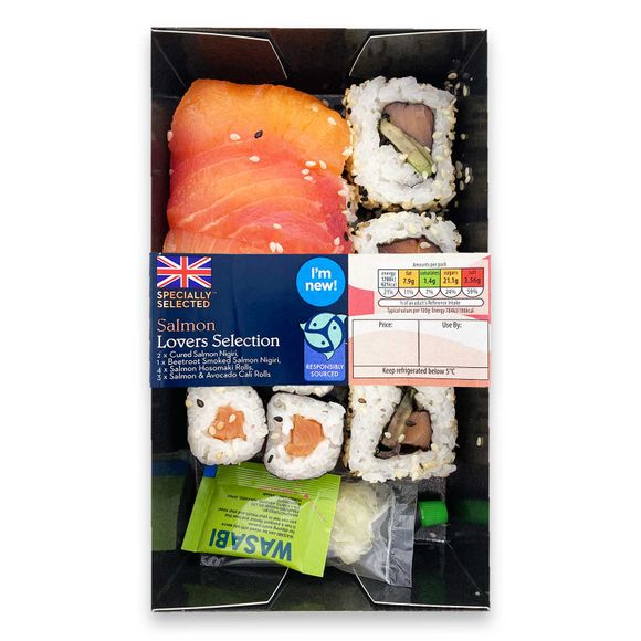 Specially Selected Salmon Sushi Selection 227g/10 Pack