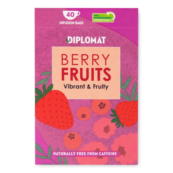 Diplomat Berry Fruits Tea Bags 80g/40 Pack