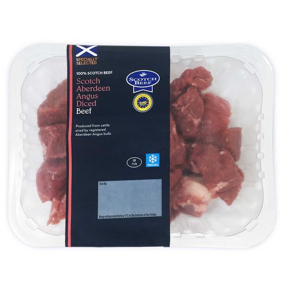 Specially Selected Scotch Aberdeen Angus Diced Beef 400g