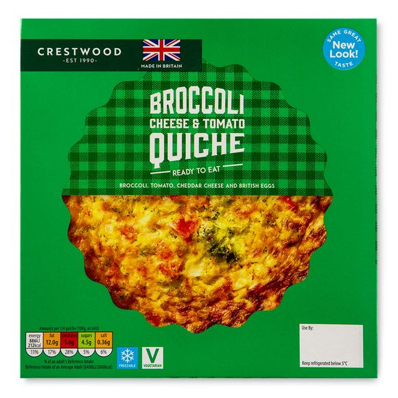 Crestwood Broccoli, Tomato & Cheese Quiche 400g