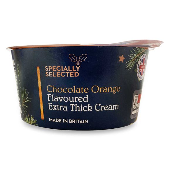 Specially Selected Chocolate Orange Flavoured Extra Thick Cream 130g