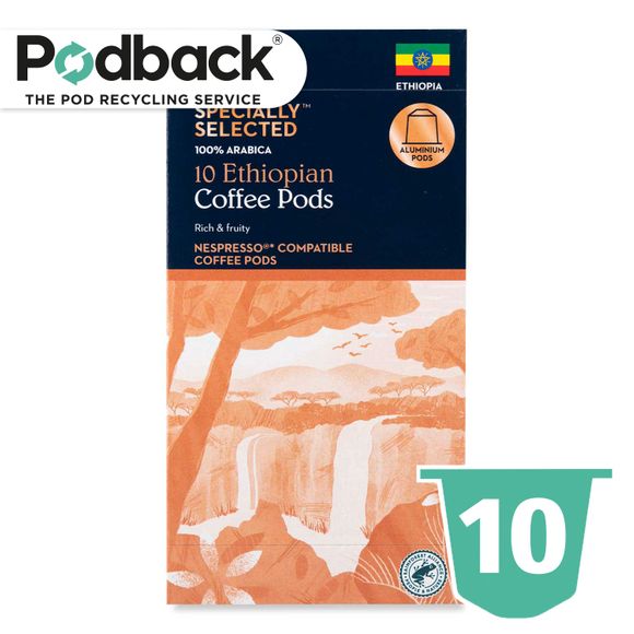 Specially Selected Ethiopian Coffee Pods 10x5g