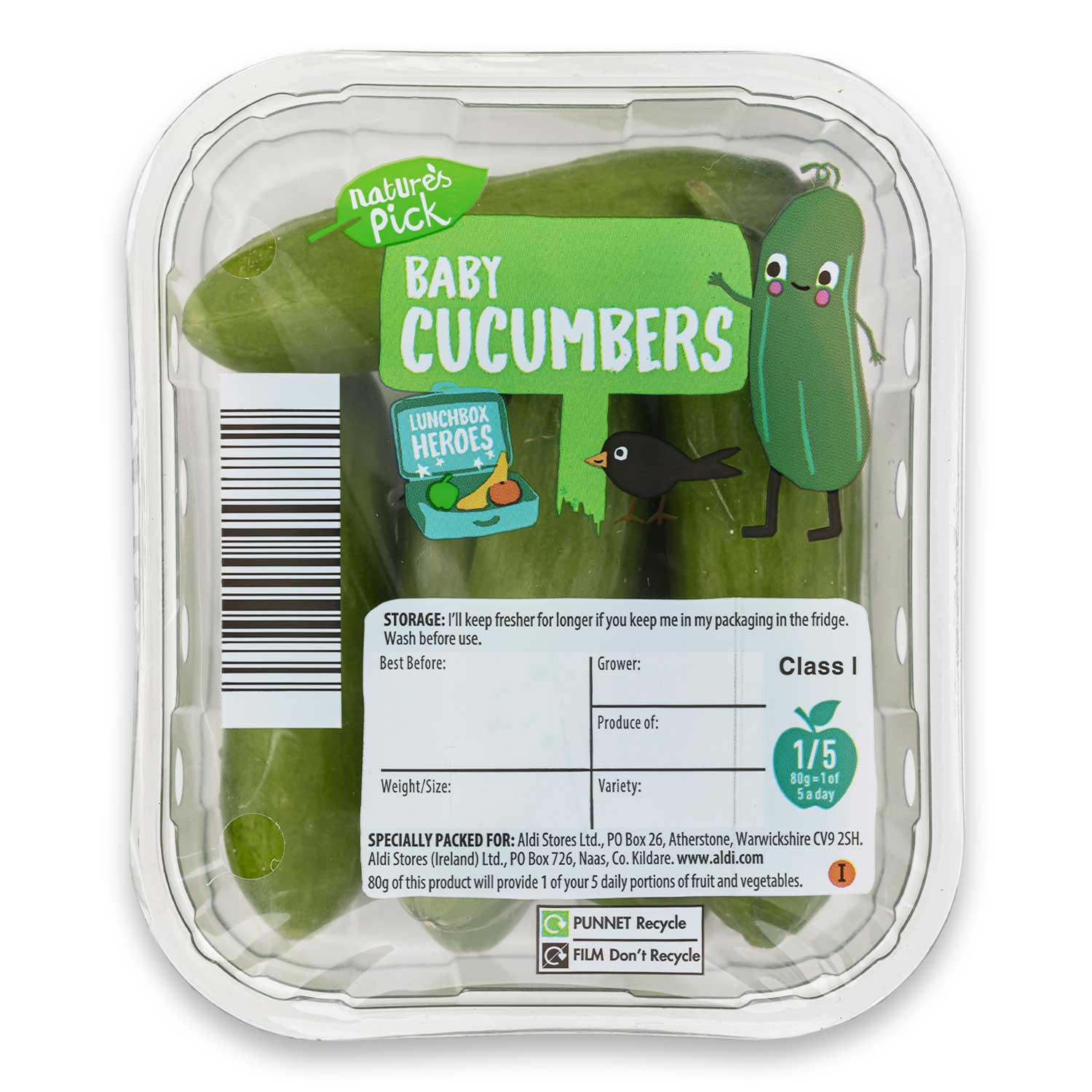 Nature's Pick Baby Cucumbers 200g