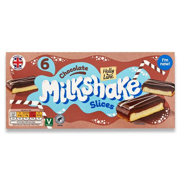 Holly Lane Chocolate Milkshake Slices 6 Pack