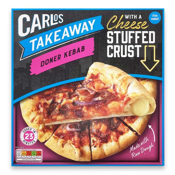 Carlos Takeaway Doner Kebab Pizza 525g