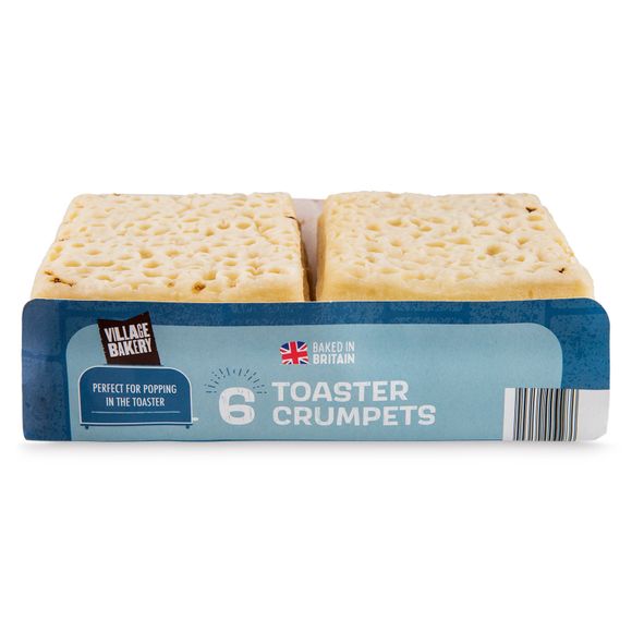 Village Bakery Toaster Crumpets 6 Pack