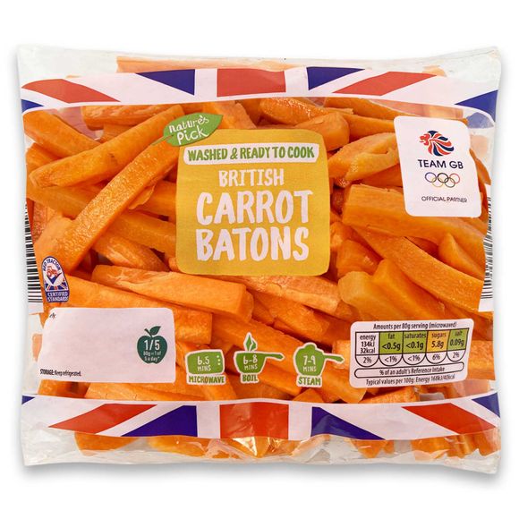 Nature's Pick Carrot Batons 400g