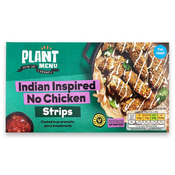 Plant Menu Indian Inspired No Chicken Strips 280g