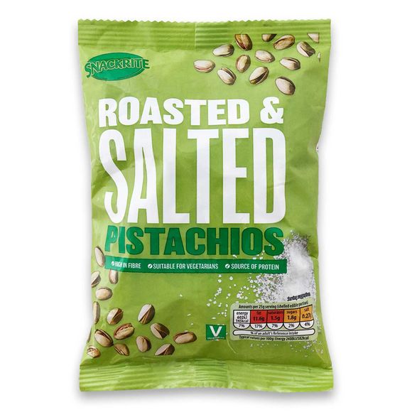 Snackrite Roasted & Salted Pistachios 200g